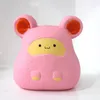 DHL Squishy 장난감 squysies 토끼 원숭이 코끼리 파인애플 마우스 케이크 인어 천천히 상승 짜내 아이 장난감을위한 귀여운 핸드폰 스트랩 선물