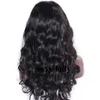 180densità profonda onda sciolta nero / marrone / bordeaux parrucca pre pizzicata con capelli per bambini parrucche anteriori in pizzo pieno brasiliano capelli sintetici per donne nere