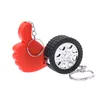 new Mini Tire shape tape measure key chain Tape Measure Portable Keychain Plastic Retractable Soft Ruler Sewing Tool