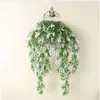 컨트리 스타일 벽 매달려 인공 식물 나뭇잎 라벤더 바구니 꽃 ​​홈 발코니 결혼식 장식 7A2115