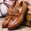 M-anxiu Herrenschuhe, modisch, Leder, DoCasual, flach, Quasten, Slip-on, Fahrerkleid, Loafer, spitze Zehen, Mokassin, Hochzeitsschuhe