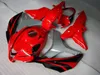 Motorcykel Fairing Kit för Honda CBR600RR 07 08 CBR 600RR F5 2007 2008 CBR600 ABS Hot Röda Black Fairings Set + Gåvor HX25