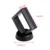 Black White Plastic Suspended Floating Display Case Earring Coin Gems Ring Jewelry Storage Stand Holder Box