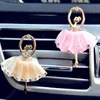 Ballett mädchen luffremder in auto pfrumes styling zubehör aromen in den auto luftauslässe riechen auto duftendekoration