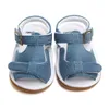 1 Pairs Kids Baby Girls Boys Summer Kawaii Solid First Walkers Newborn PU Baby Toddlers Shoes Children