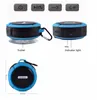 C6 Wireless Bluetooth speakers Waterproof Shower Speaker Drive Stereo Music Player With Snap Hook Suction Cup for smartphones