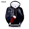 Yeni Tasarım Erkek/Kadın Michael Myers cadılar bayramı Cosplay 3D Hoodies 3D Baskı Sonbahar Kış Kapşonlu Spor Giyim Cadılar Bayramı Hoodies1