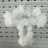 12 pezzi artificiale Firmiana Platanifolia (L. f.) Foglie ramo per sfondo per la parete della pianta Wedding Home Hotal Office Bar decorativo