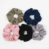 레이디 소녀 머리 scrunchy 반지 탄성 머리 밴드 순수한 컬러 bobble 스포츠 댄스 scrunchie 소프트 scrunchie 헤어 밴드 20pcs FJ3352