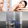 Sem fio recarregável Microneedle Dermapen Derma Pen Derma rolo Dr. Pen Ultima A6 com 2pcs 12pin cartuchos de agulhas Cuidados com a pele