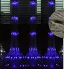 3x3M 320LED lumières de rideau d'eau cascade étanche météore douche pluie LED guirlandes lumineuses pour vacances lumière mariage Christimas Pa2926