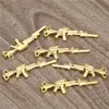100 pçs / lote 9.5 * 44.5mm Arma de metal Encantos Pingentes para Jóias DIY Artesanato Artesanato Descobertas Wholesael