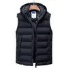 Gilet Uomo Nuovo Elegante 2018 Autunno Inverno Caldo Giacca senza maniche Gilet militare Gilet da uomo Moda Cappotti casual Uomo Spessa