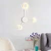 포스트 모더니즘 LED 벽 조명 미술 살아있는 식당 장식 램프 창조적 인 복도 단순 노르딕 벽 sconce 침대 옆 조명 221h