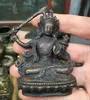 6 style choices Chinese Bronze Handwork Carved Tibetan Green Tara Goddess Guan Yin Buddha Statue Height 78mm