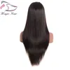 Evermagic Długie Proste Pełne Koronki Ludzkie Włosy Peruki dla Kobiet Wstępnie oskubiony Brazylijski Remy Lace Front Ludzki Włosy Peruki z włosami dla dzieci