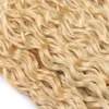 Blonde Human Weaves 613 Extensions de Cheveux Vierges Brésiliens Vague d'Eau 3 Bundles Trames de Cheveux Humides et Ondulés à Vendre