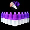 LDPE Needle Bottles with Childproof Safety Cap and Short Thick Dropper tip 3ml/5ml/10ml/15ml/20ml/30ml/50ml E Liquid Dropper Bottle