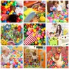 100 pcslot palla colorata morbida di plastica di plastica sfera divertente per bambini da bagno per bambini giocattolo piscina piscina Ocean Wave Ball giocattoli per bambini 217 pollici6450565