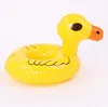 Porte-gobelet gonflable de canard Porte-gobelet gonflable flottant Petit caboteur gonflable de canard jaune Piscine Baignade Fournitures de fête de plage