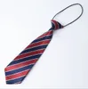 Gravata, gravata elástica pré-amarrada com alça de pescoço para menino e gravata borboleta pré-amarrada ajustável para menina