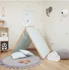 Children Baby Game Mat Solid Color Play Crawl Round Mat Cart Air-conditioned Rug Tent Bed Valance Decoration