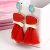 2018 Brincos Women  Boho Drop Fringe Earring Vintage ethnic Statement Tassel earrings Charms fashion jewelry A57