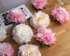 Konstgjord peony blomma huvud bröllopsfest juldekoration DIY silke blomma vägg bakgrund inredning tillbehör