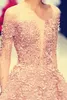 Sukienka wieczorowa Yousef Aljasmi Kim Kardashian Zuhair Murad Pink Ball Suknia Kwiat Almoda Gianninaazar Zuhlair Murad Ziadnakadad