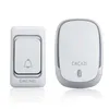 CACAZI Plug-in Wireless Door Bell Waterproof 2 Outdoor Transmitter + 1 Indoor Receiver Smart Wireless Doorbell