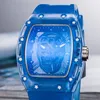 VENDRE MENS SKULL Watch Skeleton Hollow Ghost Head Military Watchs Quartz Sport Wrist Wrists Gifts Silicone Clock Relojes Muje2763801