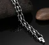 Black Stainless Steel Silicone Bracelets for Male Stylish Mens Bicycle Motorcycle Chains Bracelet Jewelry 7 colors Choose