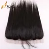 13x4 ear to ear preplucked lace frontal closure hairpieces top grade 10a natural color peruvian silky straight human hair bellahai1668737