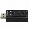 USB Placa de Som 7.1 Canal Externo w / 3.5mm usb adaptador de áudio MIC Auricolare Para PC Desktop Notebook