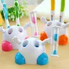 Ceative Toothbrush Rack Holder with Sand Timer 3 Minutes Hourglass Clock Countdown Timer Bathroom Tool For Kids Gift 1 PC