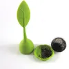 10Pic Yeni Silikon Yaprak Çay Süzgeç Çanta Filtre Paslanmaz Çelik Çay Demlik Ücretsiz Kargo