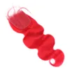 Helles rotes Menschenhaar spinnt mit Schnürverschluss 3 Bündel behandelt Haarverlängerung mit mittlerer Trennlinie