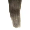 200g 80 pezzi capelli umani brasiliani biondo cenere Nastro nell'estensione dei capelli Applicare nastro adesivo trama della pelle estensioni dei capelli umani grigio Straigh5879420