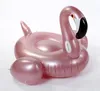 Ros guld flamingo uppblåsbara simning float tube raft vuxen jätte pool float simma ring sommar vatten roliga pool leksaker