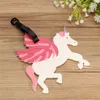 Travel Accessories Unicorn Luggage Tag Creative Silica Gel Suitcase ID Address Holder Baggage Boarding Tags Portable Label5822697