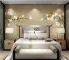 3d room wallpaper custom photo non-woven mural New Chinese Magnolia Flower Hand Painted Flowers and Birds wal wallpaper for walls 3 d