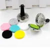 2018 New design Car Air Freshener Aromatherapy Essential Oil Diffuser Locket With Vent Clip 5 felt pads 4638052