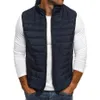 Herrvästar Höstrock Män Plus Storlek Waistcoat Mens Parka Jackor Zipper Casual Ärmlös Jacka Streetwear för Man Kläder