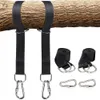 1Set of Super Strong Outdoor Safety Hammock Rand Belt Hamac Hamaca Hamak Travel Portable Hanging Tree Rope With Arabiner7694033