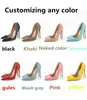 New purple lacquer fine-heeled pointed high-heeled shoes 12CM super high-heeled fashionable sexy women's shoes, customized 33-45 yards.