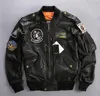 AVIREX FLY Beflockte Schaffelljacken ACES A FLGHTING 41 Baseballjacken TOP GUN CARRIER AIR WING