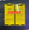 Volledige Cover 9D Gehard Glass Screen Protector AB Lijm voor Motorola Moto Z4 G7 Eén Power P30 Play 100pcs / lot