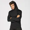 Männer Sport Hoodie Tops Laufen Training Fitness Wear Male Casual Langarm Fitnessjacke Sweatshirt Outdoor Sportswear