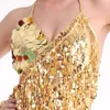 Sexiga Kvinnor Lady Girls Latin Dance Dress Sequins Tass Sequins Tassel Dekorera Ärmlös Dancewear