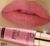 PUDAIER Rossetto diamante glitterato 18 colori Matte Lip Gloss Cosmetici Trucco sexy rosso nudo a lunga durata